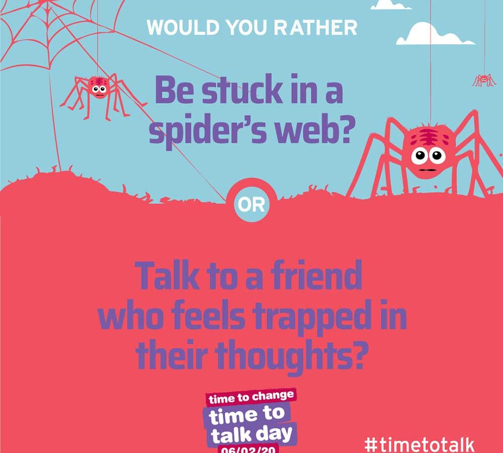 Time to Talk Day 2020 - Would you rather?